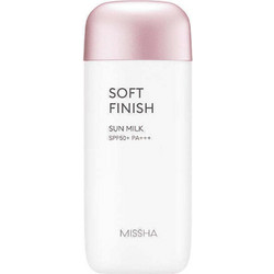 Missha All Around Safe Block Soft Finish Sun Milk Αντηλιακό Γαλάκτωμα Προσώπου Αντιγηραντικό Κατά των Πανάδων SPF50+ 70ml