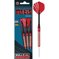 ΒΕΛΑΚΙΑ DART BULL'S, Steel Darts, Metis, Red, 21g