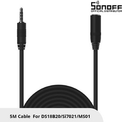 GloboStar 80038 SONOFF AL560-R2 - 5M Sensor Extension Cable for DS18B20 & Si7021 & MS01 Models