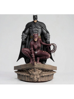 Φιγούρα Catwoman and Batman 3D εκτυπωμένη