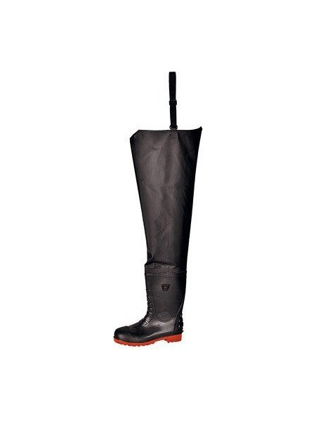 Portwest Steelite S5 FW71 Γαλότσες Ασφαλείας Μηρού Μαύρες