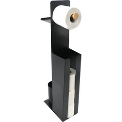 Stand Χαρτοθήκη & Πιγκάλ Μεταλλικό 22,1x12,2x66,5 cm Μαύρο Spirella YONI 07490.001