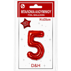 ΜΠΑΛΟΝΙ ΚΟΚΚΙΝΟ 35cm NO 5
