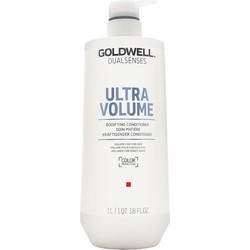 Goldwell Dual Senses Ultra Volume Conditioner για Όγκο & Επανόρθωση για Ταλαιπωρημένα Μαλλιά 1lt