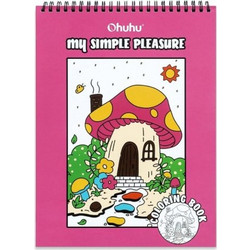 ΒΙΒΛΙΟ ΖΩΓΡΑΦΙΚΗΣ OHUHU BLEEDPROOF COLORING BOOK MY SIMPLE PLEASURE