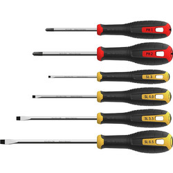 Σετ 6 Κατσαβίδια 444405 HSS SL/PH (PH1,PH2,SL3,SL4,SL5.5,SL6.5) Κωδικός 210126