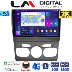 LM Digital ZD8241 Ηχοσύστημα Αυτοκινήτου με Οθόνη Αφής & GPS