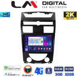 LM Digital ZD8014 Ηχοσύστημα Αυτοκινήτου με Οθόνη Αφής & GPS