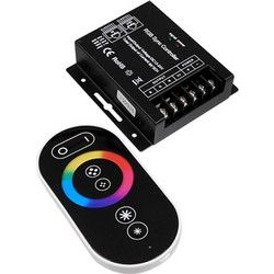 GloboStar(R) 73410 Ασύρματος LED RGB Controller με Χειριστήριο Αφής 2.4G RF SYNC 12V (288w) - 24V (576w) DC