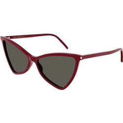 Saint Laurent SL475 003 Γυναικεία Γυαλιά Ηλίου Cat Eye Κοκάλινα Κόκκινο με Μαύρο Φακό