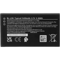 BL-L5N Nokia Battery (OEM) for 230 5310 6310 2024 (TA-1607,TA-1603,TA-1609) 1450mAh BL-L5N