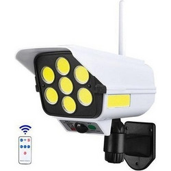Ψεύτικη Ηλιακή Κάμερα Bullet CL-877B με 77 LED Λευκό Φως & Τηλεχειριστήριο