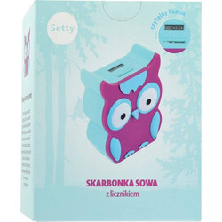 Κουμπαράς Setty Owl με μέτρηση YS011-12