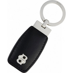 Boss Double B Black & Chrome Key ring HAK519B