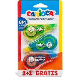 Carioca Διορθωτική Ταινία 8mΧ5mm 2+1 ΔΩΡΟ 42089