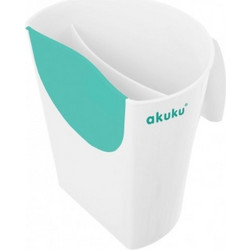 Κύπελλο για μπάνιο akuku - Λευκό/ Τυρκουάζ