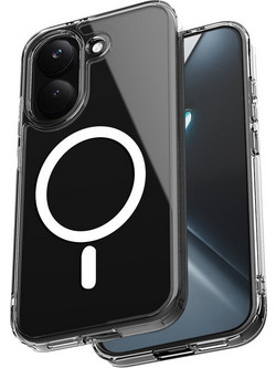 Crong Hybrid Clear Magnetic - MagSafe Case Xiaomi POCO X8 Pro 5G (Transparent) - (CRGHCMXMX8PCLR)