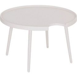 Τραπεζάκι Κήπου Teroc HM6434.02 Φ70x44cm White