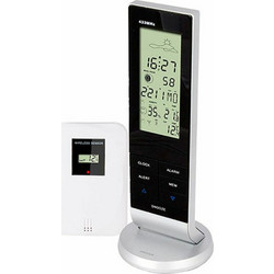 Alecto WS-1150 Weather Station w. Wireless Sensor Black/Silver