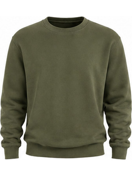 Cotton Point Ανδρικό Φούτερ Fleece Χακί CP3300-8