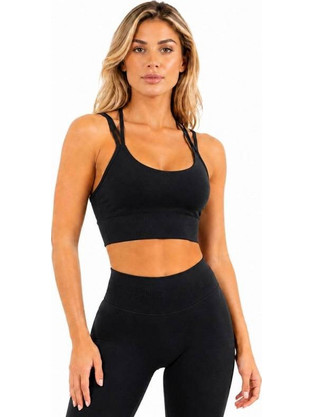 ΜΠΟΥΣΤΑΚΙ ΑΘΛΗΤΙΚΟ SEAMLESS Μαύρο Basic 23039 (H&S)