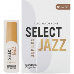 DAddario Woodwinds D'Addario Organic Select Jazz Unfiled Hard Kαλάμι Άλτο Σαξοφώνου No. 3 (1 τεμ.)