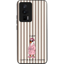 Sonique Stripe Stories Series Back Cover (Xiaomi Poco F5 Pro) με Σχέδιο «I Lied»