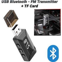 Usb Bluetooth - fm Transmitter + tf Card
