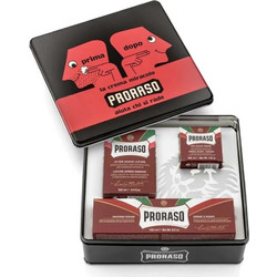 Proraso Sandalwood Pre-shave Cream 100ml + Shaving Cream 150ml + After Shave Lotion 100ml