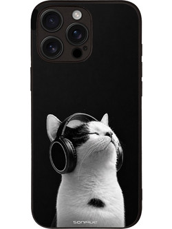 Sonique Men's Edition Θήκη Audio Kitten White (iPhone 16 Pro Max)