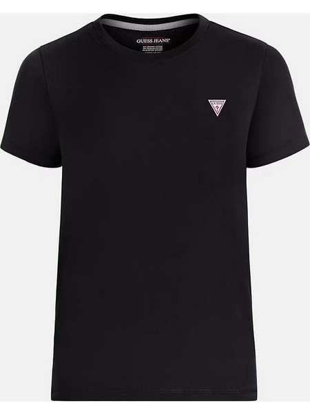 GUESS JEANS GJ SS CN REG MINI TRIANGLE TEE ΜΠΛΟΥΖΑ ΓΥΝΑΙΚΕΙΟ W4YI10J1314-JBLK Black