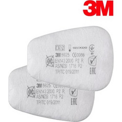 3M(TM) 5925 (Ζεύγος) Προφίλτρα Σωματιδίων P2R