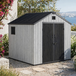 Αποθήκη Κήπου PP 235 x 230 x 229 εκ. με Μεταλλικό Σκελετό