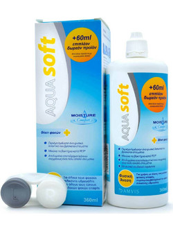 Aquasoft Υγρό Φακών Επαφής 360ml