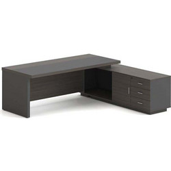 VIP Γραφείο Δεξιά Γωνία, Απόχρωση Grey Walnut Woodwell