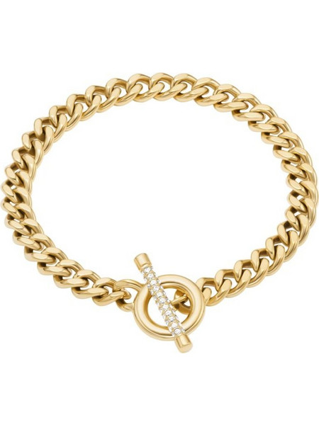 Fossil Carlie T-Bar Βραχιόλι από Ατσάλι Χρυσό JF04957710