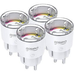 Gosund EP2-Z Έξυπνη Πρίζα ZigBee 10A, Τετραπλή Συσκευασία