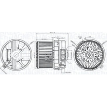 Magneti Marelli 069412272010 - ΒΕΝΤΙΛΑΤΕΡ ΕΣΩΤ.ΧΩΡΟΥ CITROEN C1-P107-AYGO -2014