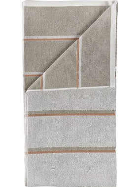 Zone Denmark - Sauna Bath Towel 140x70 cm - Soft Grey, Eucalyptus, Terracotta - Home and Kitchen