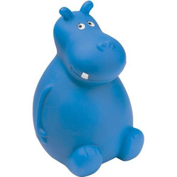 Κουμπαράς ιπποπόταμος Hippo μπλε Υ13x8,6x8εκ