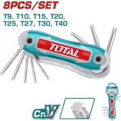 Σετ Torx Σουγιάς Total 8 Τεμ. - Κλειδιά Torx THT1061846