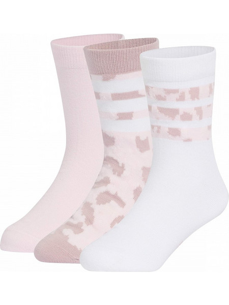 YOUTH GIRLS LEO GRAPHIC 3PP SOCKS DUALIL/CLPINK/WHITE
