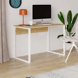 Γραφείο εργασίας χρώμα sapphire oak - λευκό 100x60x75εκ