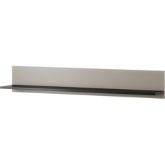 Cama 2-piece shelf SOHO 125x20x20 cashmere + black