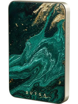 Magnetic Power Bank 5000mAh 7.5W με Θύρα USB-C Gold Emerald Pool