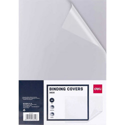DELI ΕΞΩΦΥΛΛΟ ΒΙΒΛΙΟΔΕΣΙΑΣ PVC Α4 0.2mm ΔΙΑΦΑΝΟ 50Τ