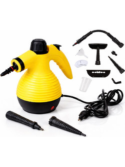 Φορητό Steam Cleaner 1000W, Πολυλειτουργικό, Σετ αξεσουάρ