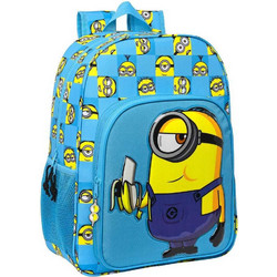 Safta Minions Minionstatic Σχολική Τσάντα Πλάτης Νηπιαγωγείου Μπλε S4306292