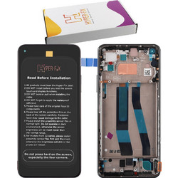 ΟΘΟΝΗ XIAOMI MI 11 LITE 5G / MI 11 LITE 4G / 11 LITE 5G NE ΟΘΟΝΗ + TOUCH SCREEN + LENS + FRAME HF-5600030K9D00 BLACK HYPER-FIX SERVICE PACK
