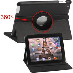 Θήκη Tablet Περιστρεφόμενη για iPad 2 - 3 - 4 - Μαύρη